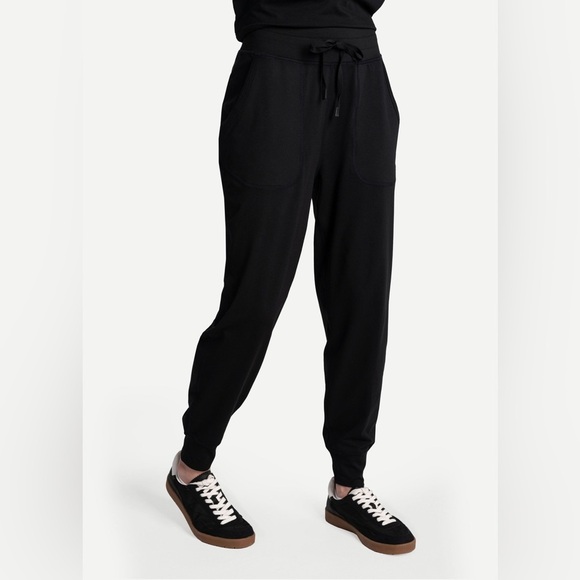 Lole OM Tech Black Jogger Track Pants Relaxed Fit Sz L - Picture 3 of 8